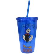 Popeye Blow Me Down Plastic Travel Mug
